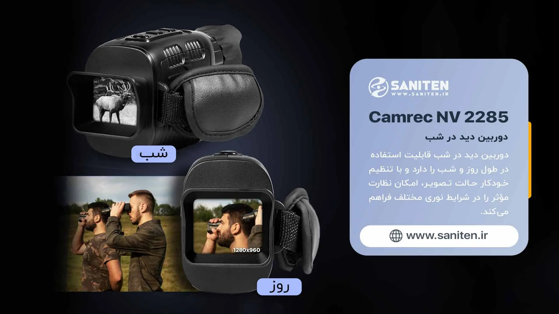 چگونه با دوربین دید در شب NV2285 کمرک محیط را تحت کنترل کامل داشته باشیم؟