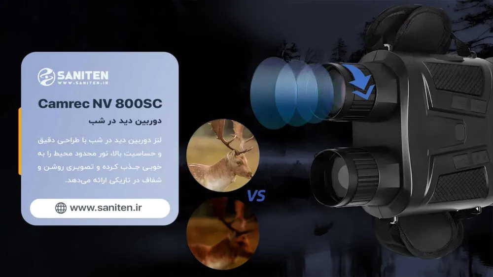 راهنمای نصب و استفاده آسان دوربین دید در شب NV800SC کمرک برای عملکرد حرفهای