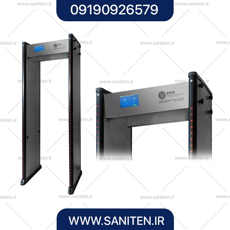 گیت بازرسی بدنی فلزیاب EGS-WT33 T100 صفحه لمسی