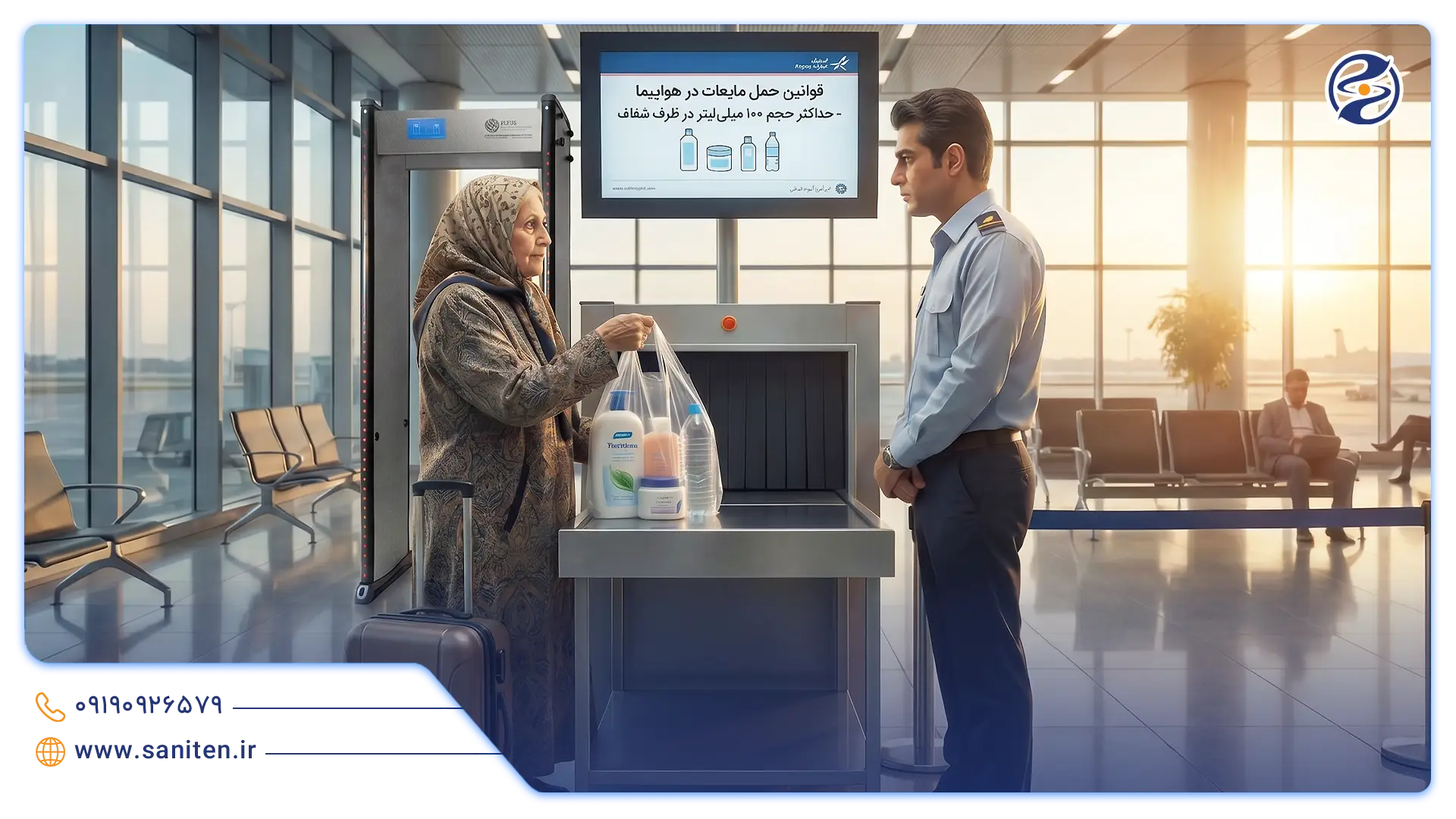 قانون 100 میلی لیتر مایعات