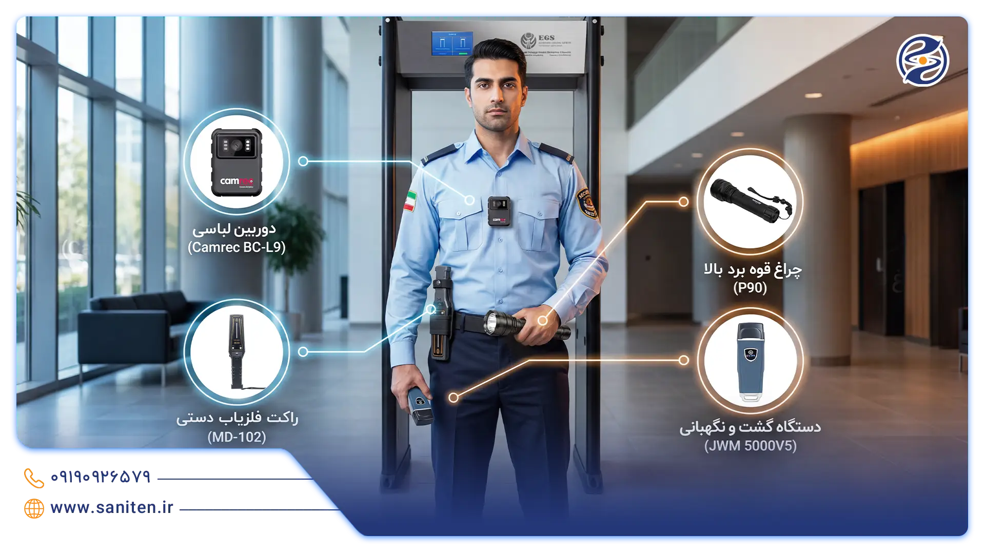 تجهیزات اساسی برای نگهبانی