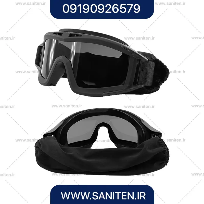 عینک تاکتیکال ضد گرد و غبار مدل Cheetah-Pro Glass 02