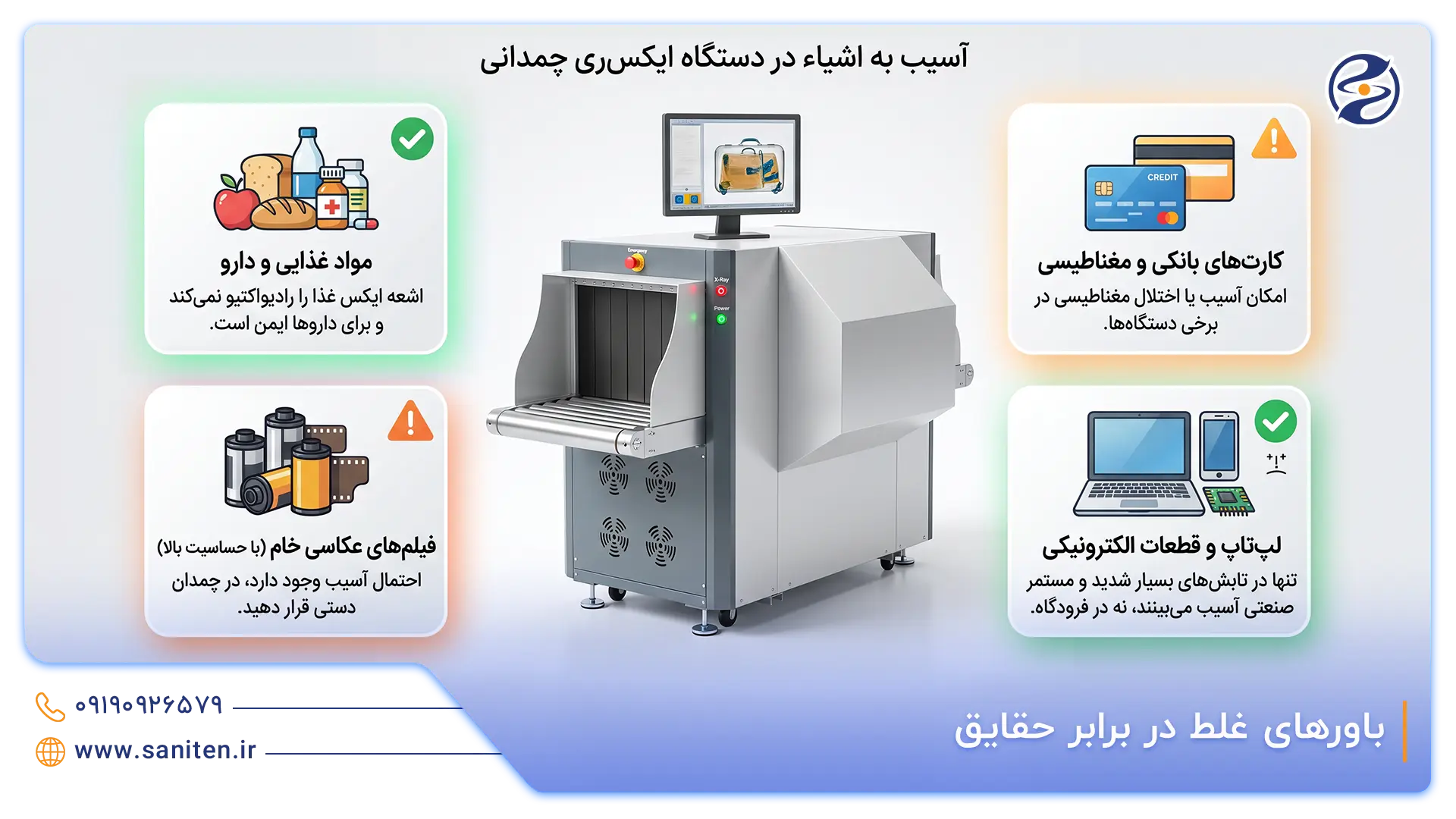 مضرات گیت بازرسی بدنی و آسیب به اشیاء