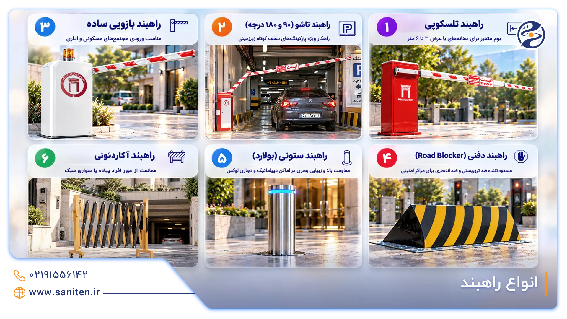 انواع راهبند در بازار
